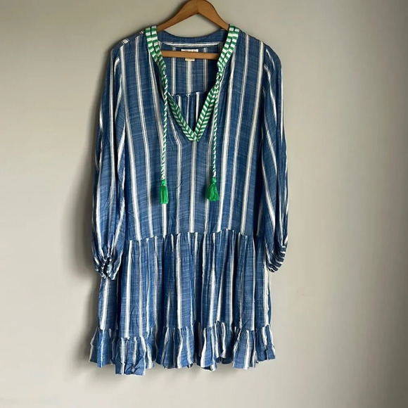 Shoshanna Umbrella Stripe Mini Dress - Picture 2 of 13